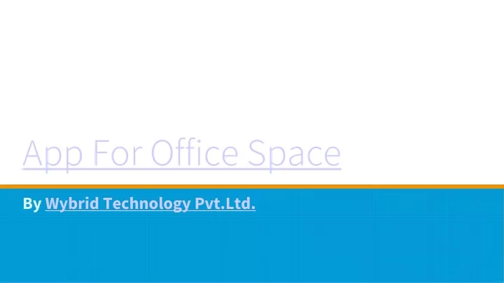 app for office space