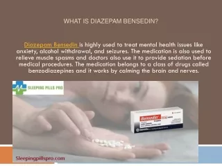 How to use Diazepam bensedin to avoid severe side effects