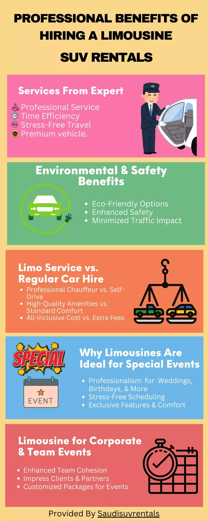 professional benefits of hiring a limousine