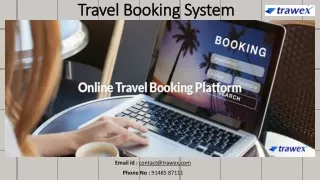 travel booking system