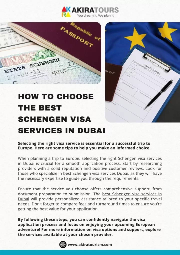 how to choose the best schengen visa services