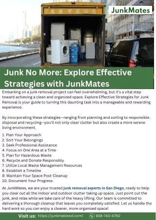 Junk No More Explore Effective Strategies with JunkMates