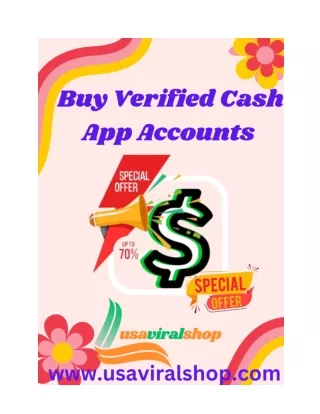 Top 5 Sites To sBuy Verified & Cash App Account In this Year