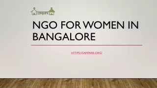 NGO For Women In Bangalore