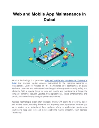 Web and Mobile App Maintenance in Dubai (1)
