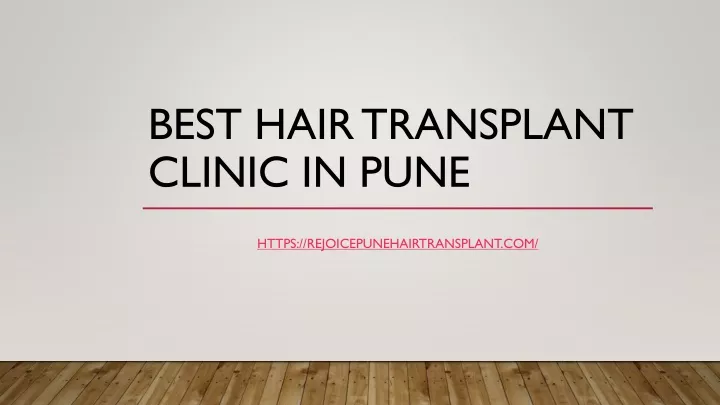 best hair transplant clinic in pune