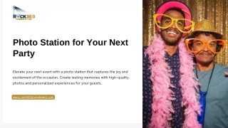 Photo Station for Your Next Party