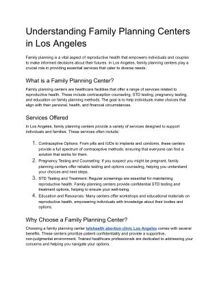 Convenient Telehealth Abortion Clinic in Los Angeles | Safe & Confidential Care