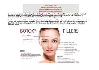 Cosmetics Filler Online Shop, Buy Fillers Online, 100% Authentic Beauty Fillers, Buy PRX-T33 Online